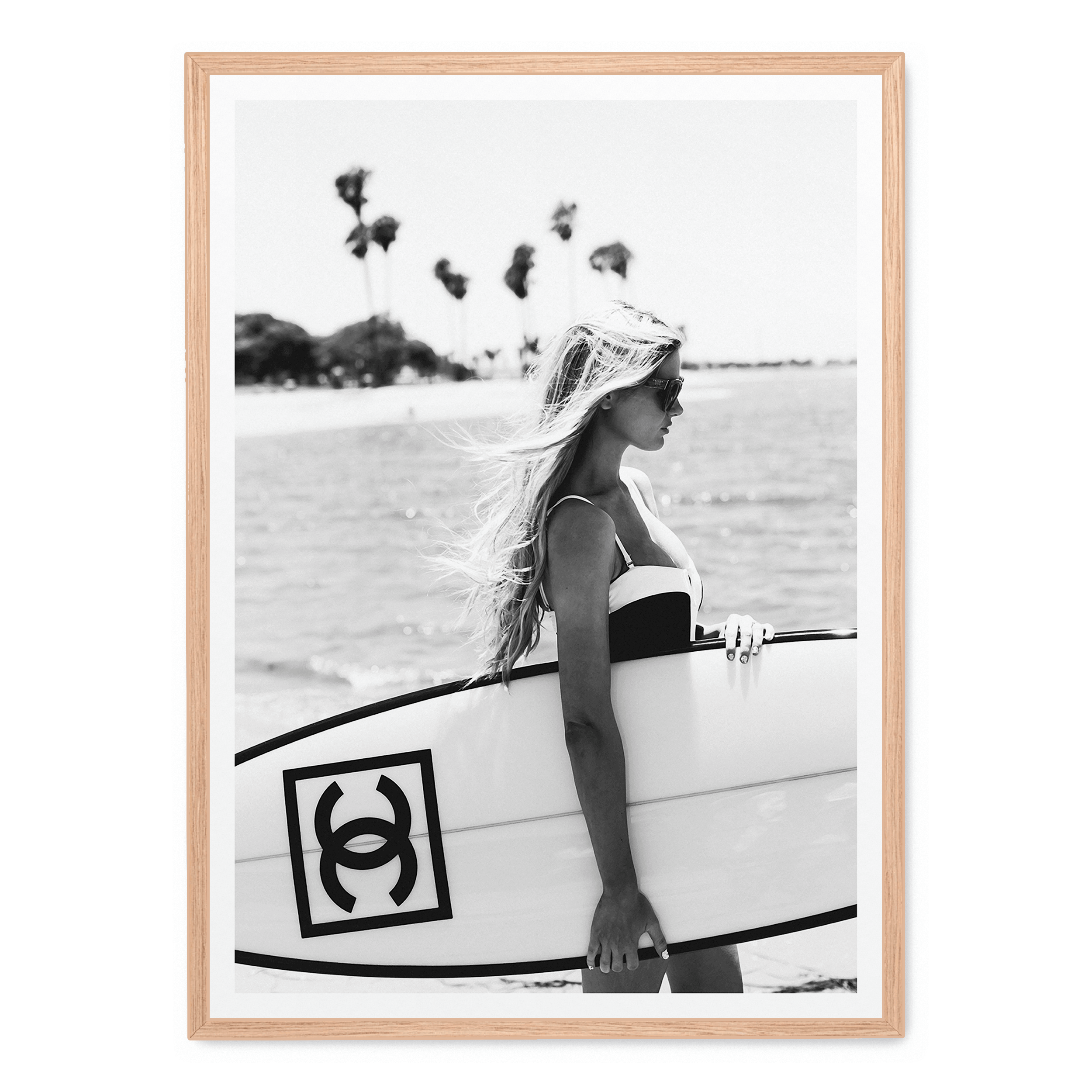 Chanel Surfergirl-Poster: No frame / A4 (21 x 29,7 cm)