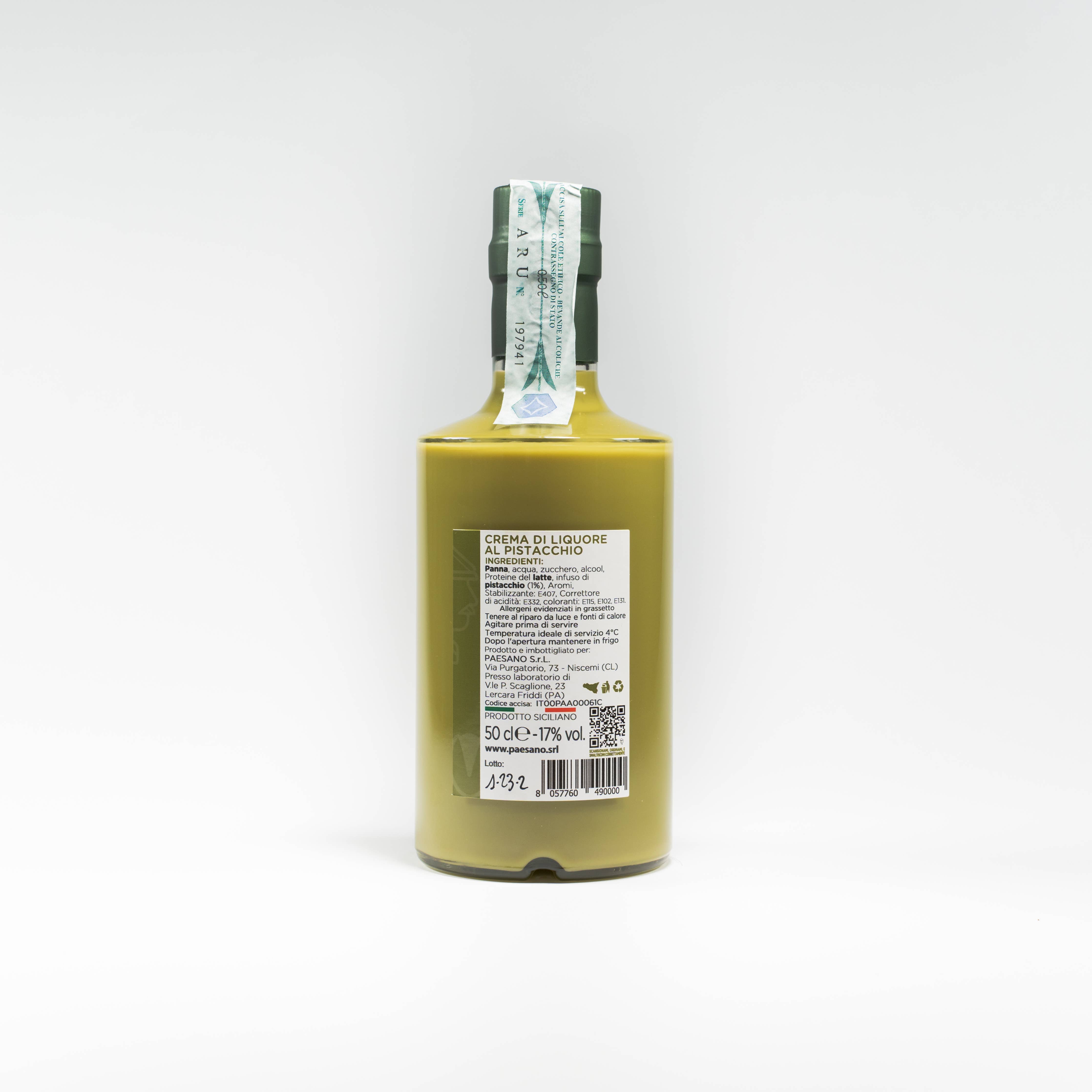 Sizilianische Pistazienlikörcreme (17°) - GUNDT HOME