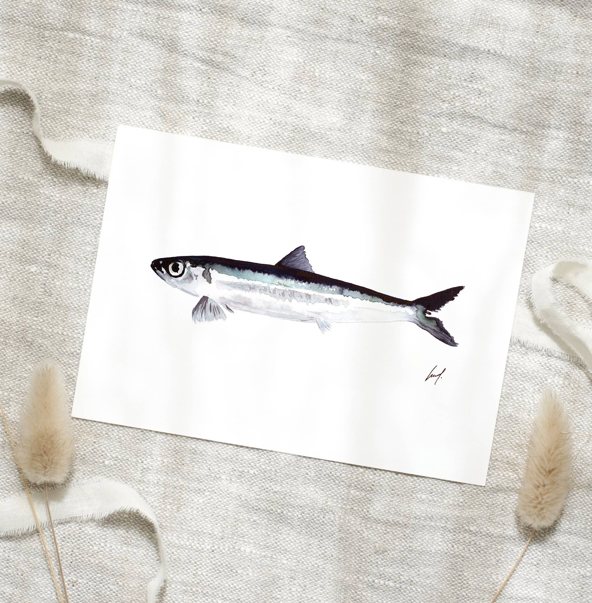 Postkarte - Fish - GUNDT HOME