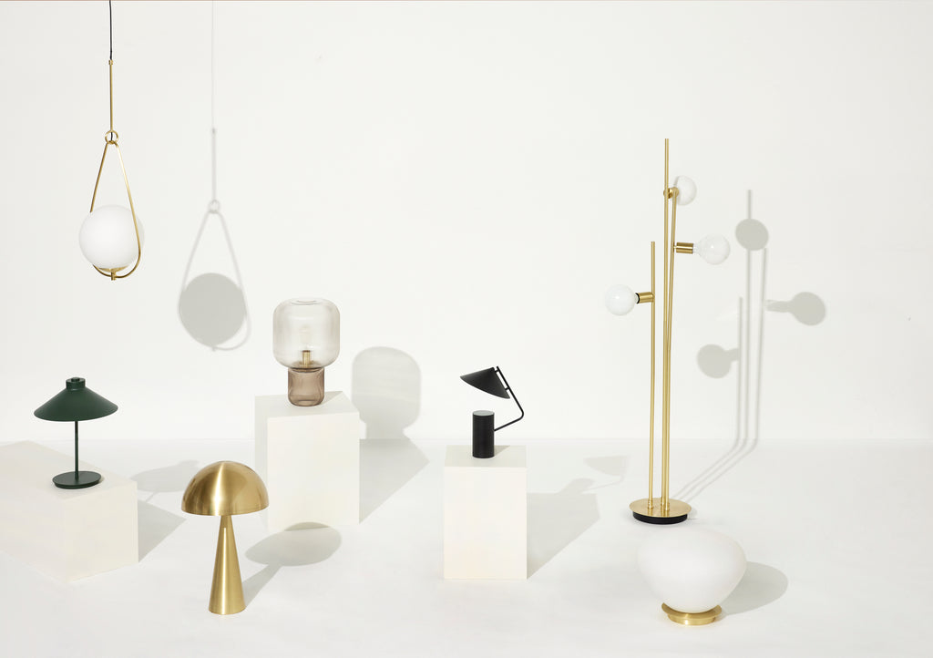 Mush Tischlampe Tall Messingfarben - GUNDT HOME