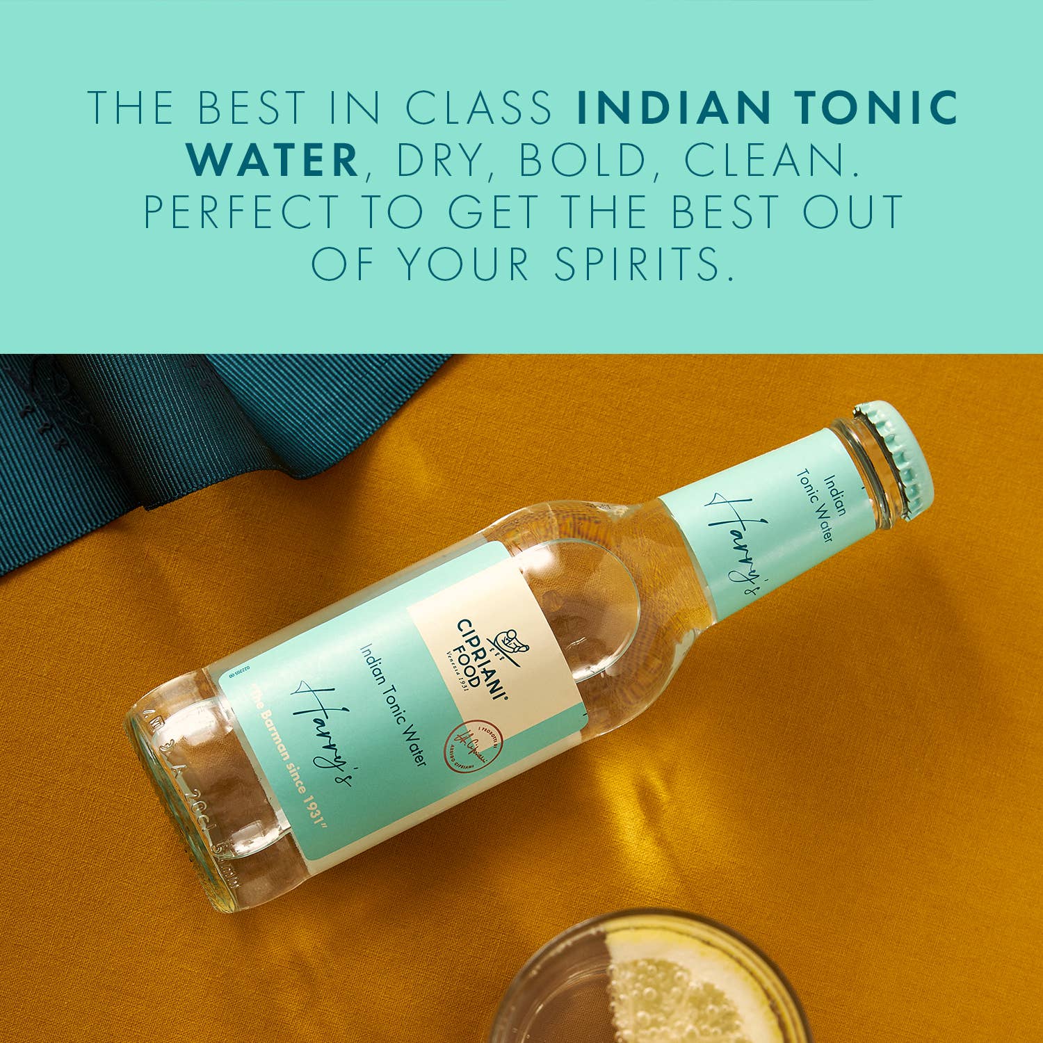 Indisches Tonic Water - Tonic Water Cipriani Food - 200ml: Italienisch/Englisch/Französisch - GUNDT HOME