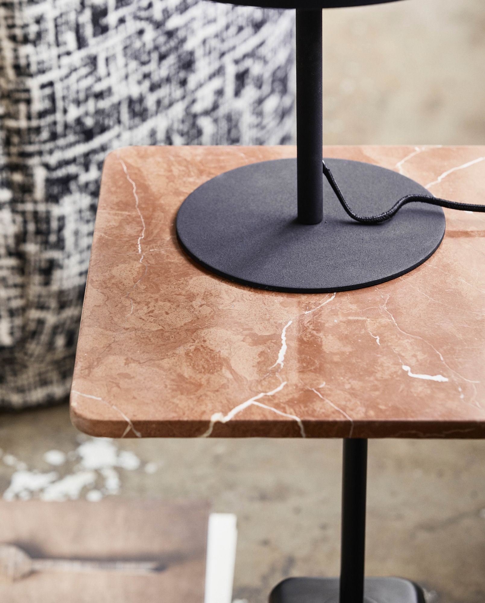 CHAO side table, marble - rust