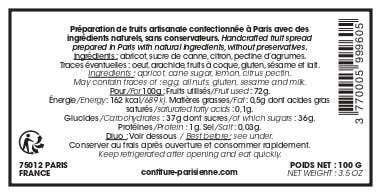 Aprikosenmarmelade - 100g - GUNDT HOME