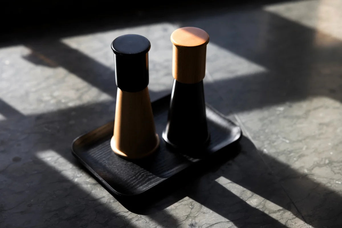 Gurken Salz- & Pfeffermühlen klein 2er-Set schwarz/braun 15 cm - GUNDT HOME