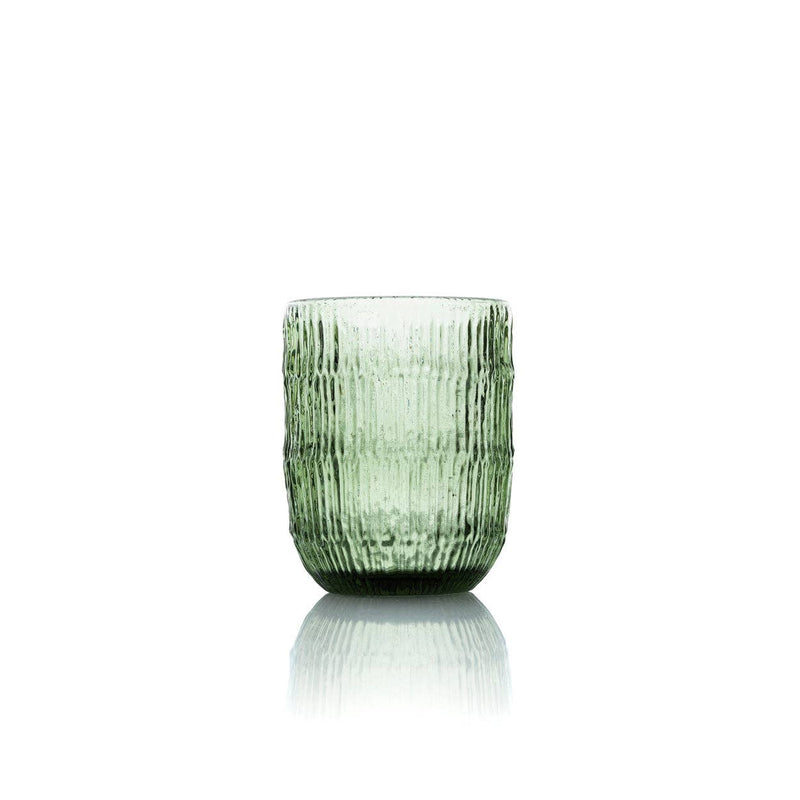 Das Moss Ripple Wasserglas - Grün - GUNDT HOME