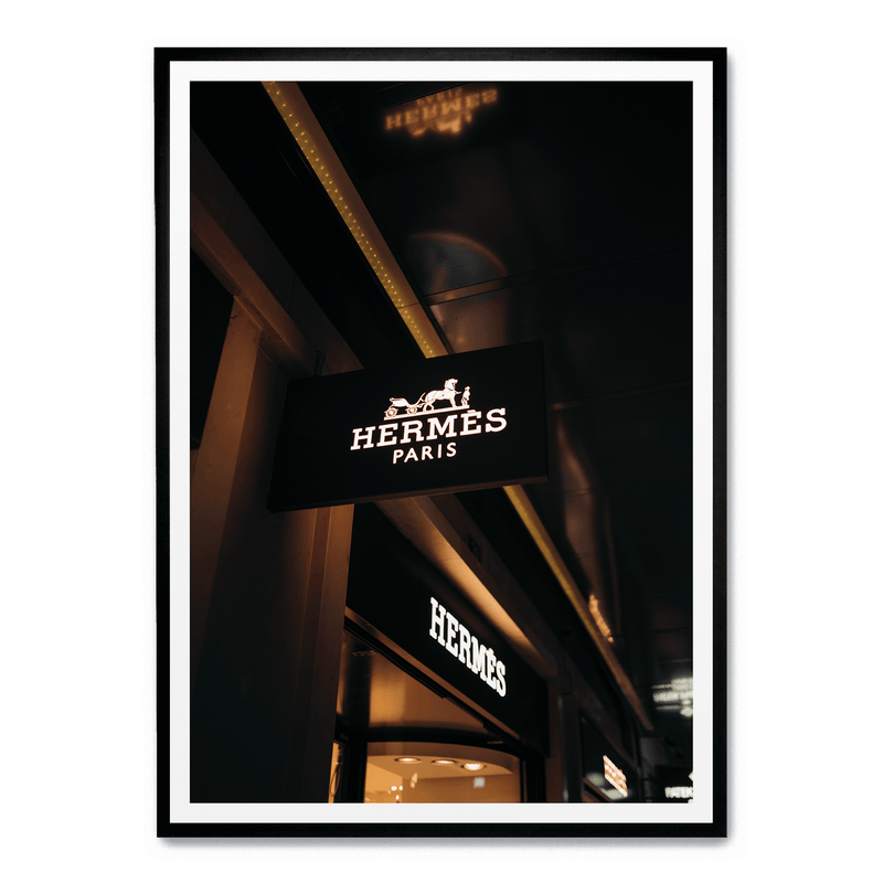Hermés bei Nacht Poster: No frame / A4 (21 x 29,7 cm)