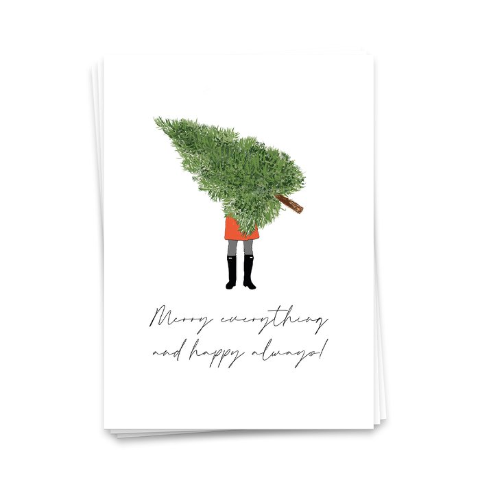 Merry everything and happy always - Postkarte - GUNDT HOME