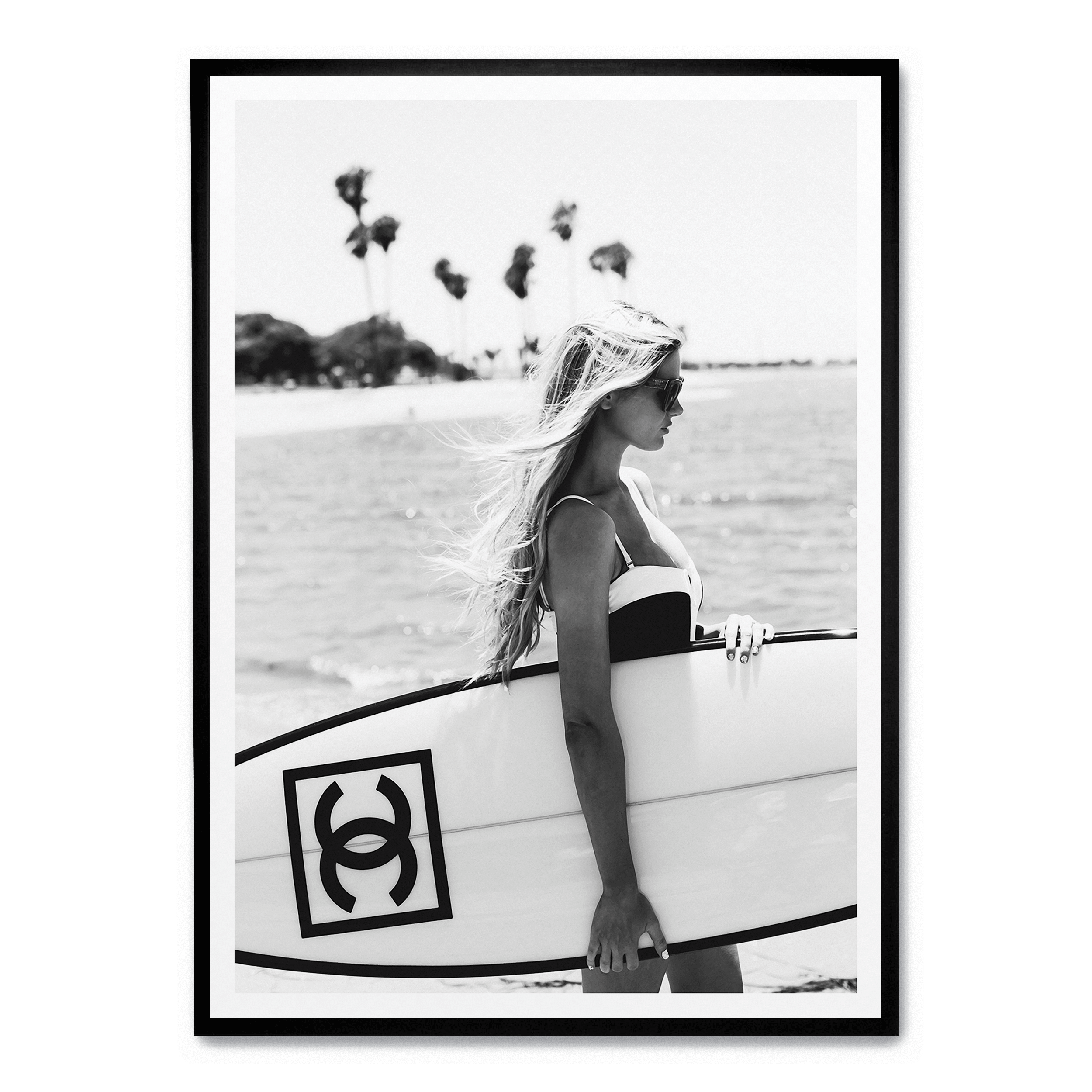 Chanel Surfergirl-Poster: No frame / A4 (21 x 29,7 cm)