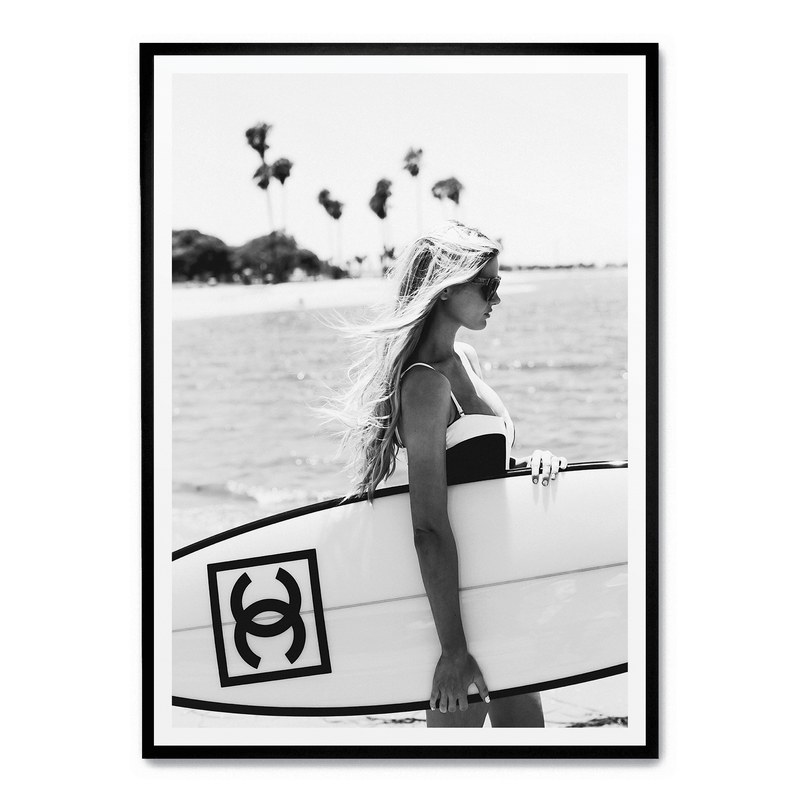 Chanel Surfergirl-Poster: No frame / A4 (21 x 29,7 cm)