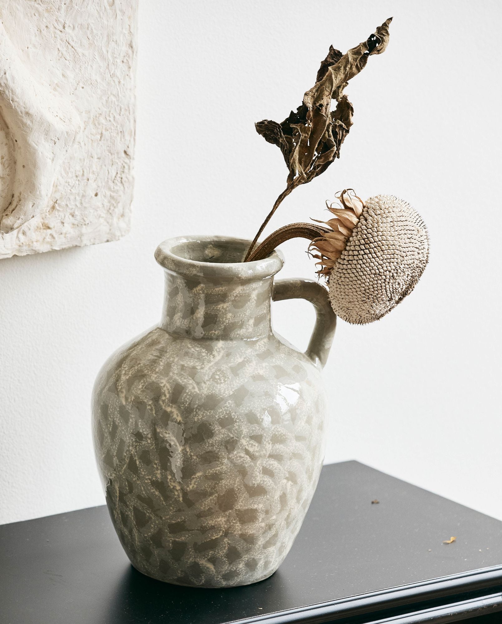 BATAM vase, glazed - grey