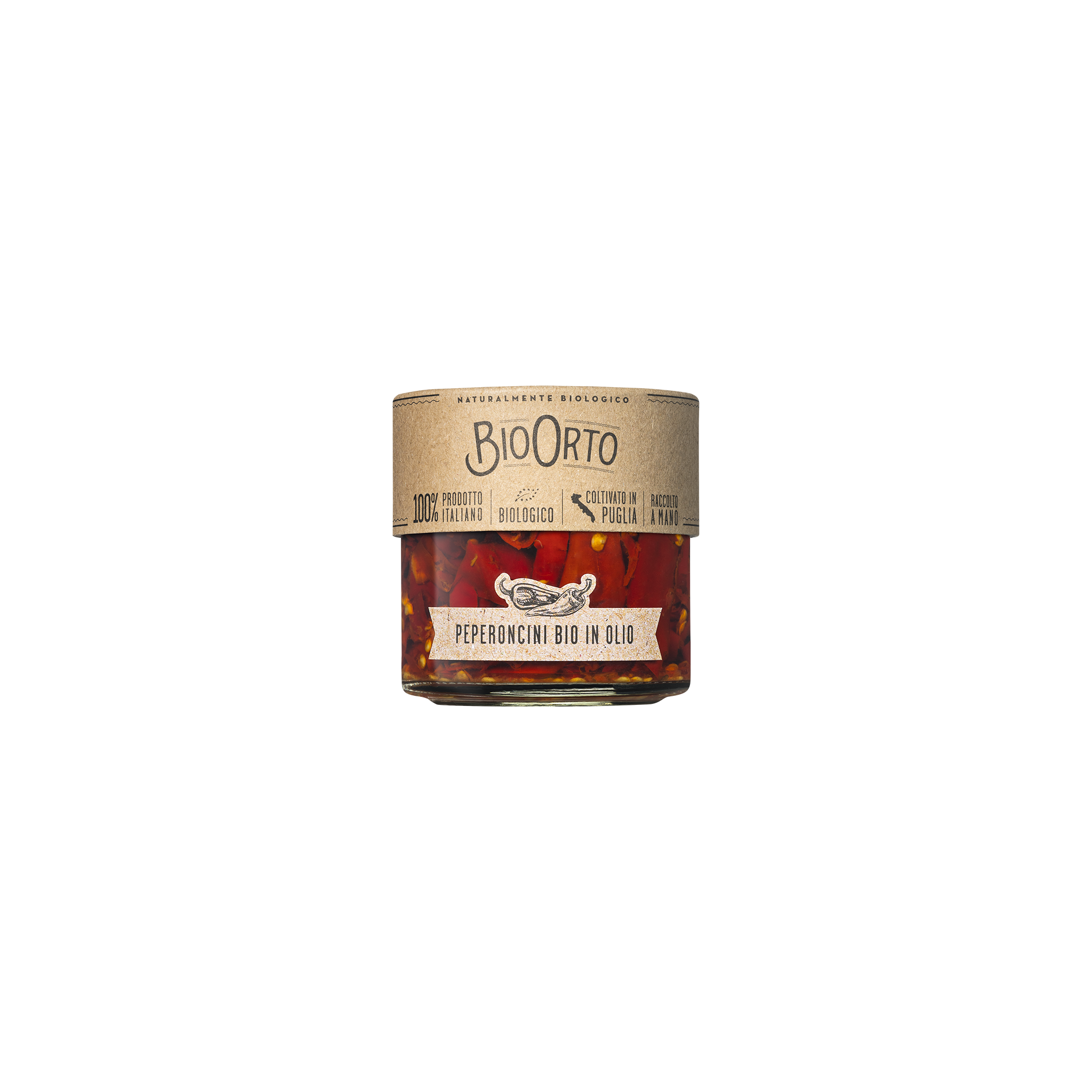 Bio-Chilis in EVO-Öl: 175 g - GUNDT HOME
