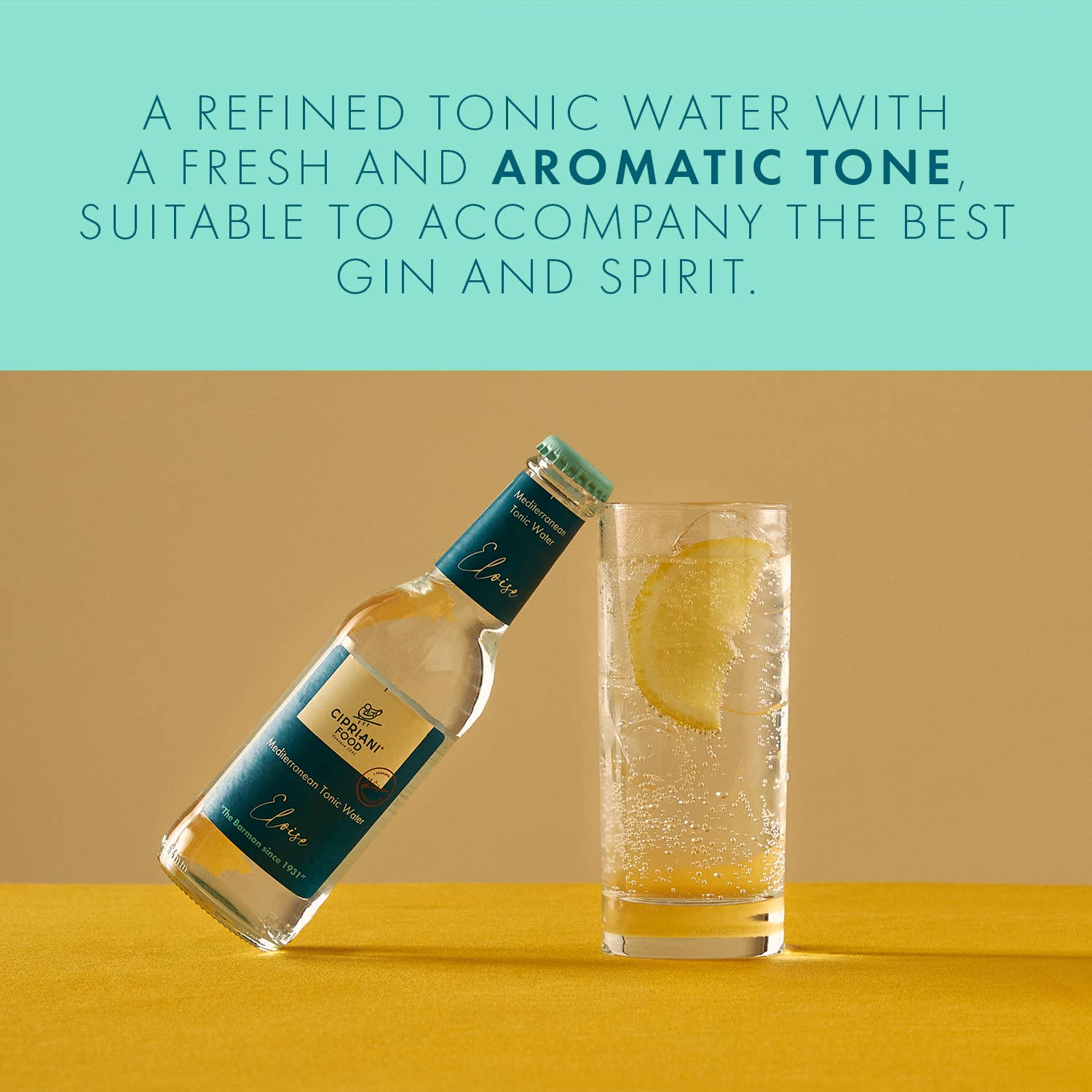 Mediterranean Tonic Water - Tonic Water Cipriani Food - 200: Italienisch/Englisch/Französisch - GUNDT HOME