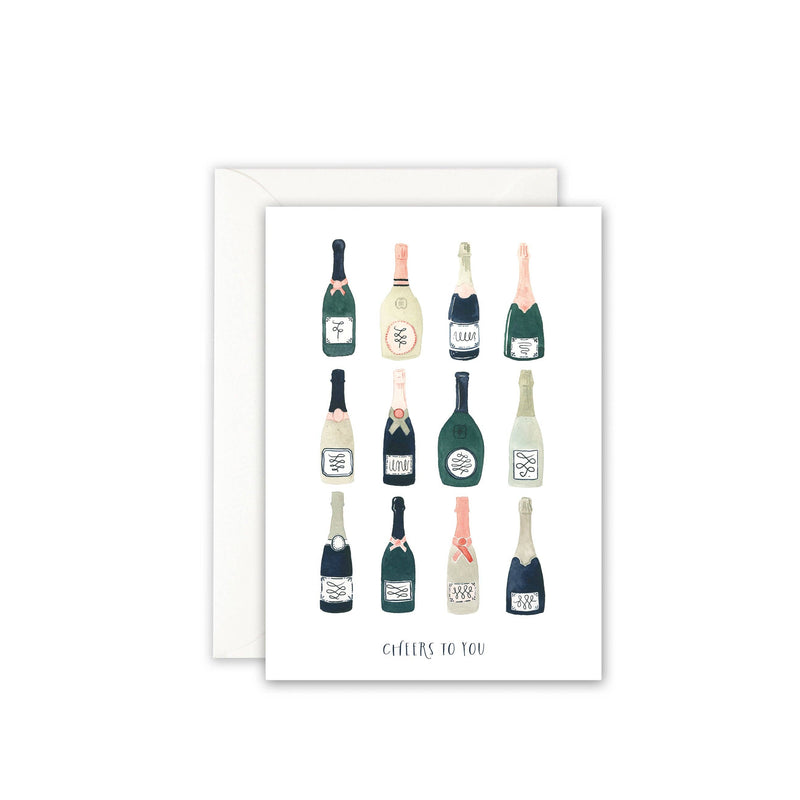 LEO LA DOUCE Grußkarte · Cheers | Champagne - GUNDT HOME