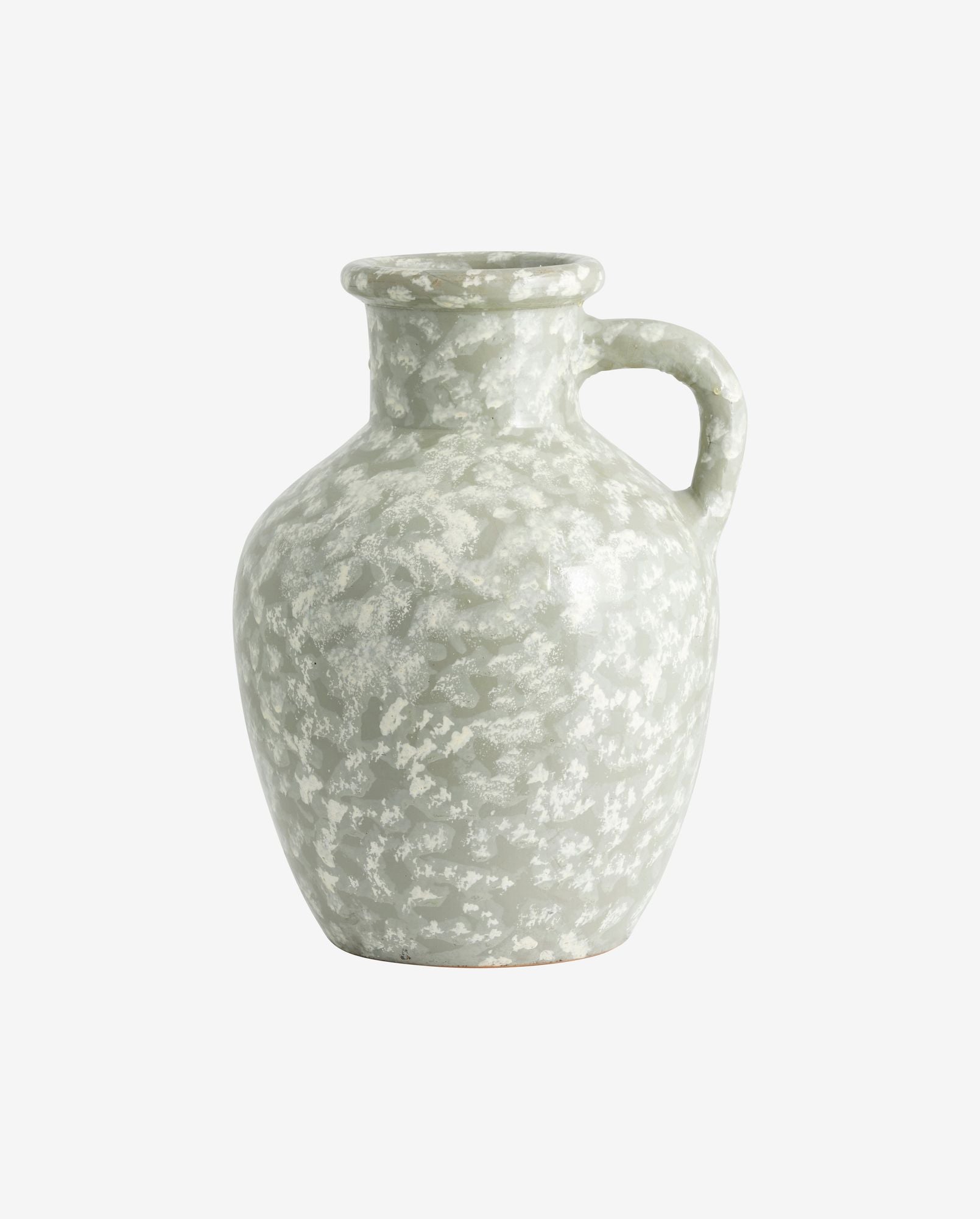 BATAM vase, glazed - grey - GUNDT HOME