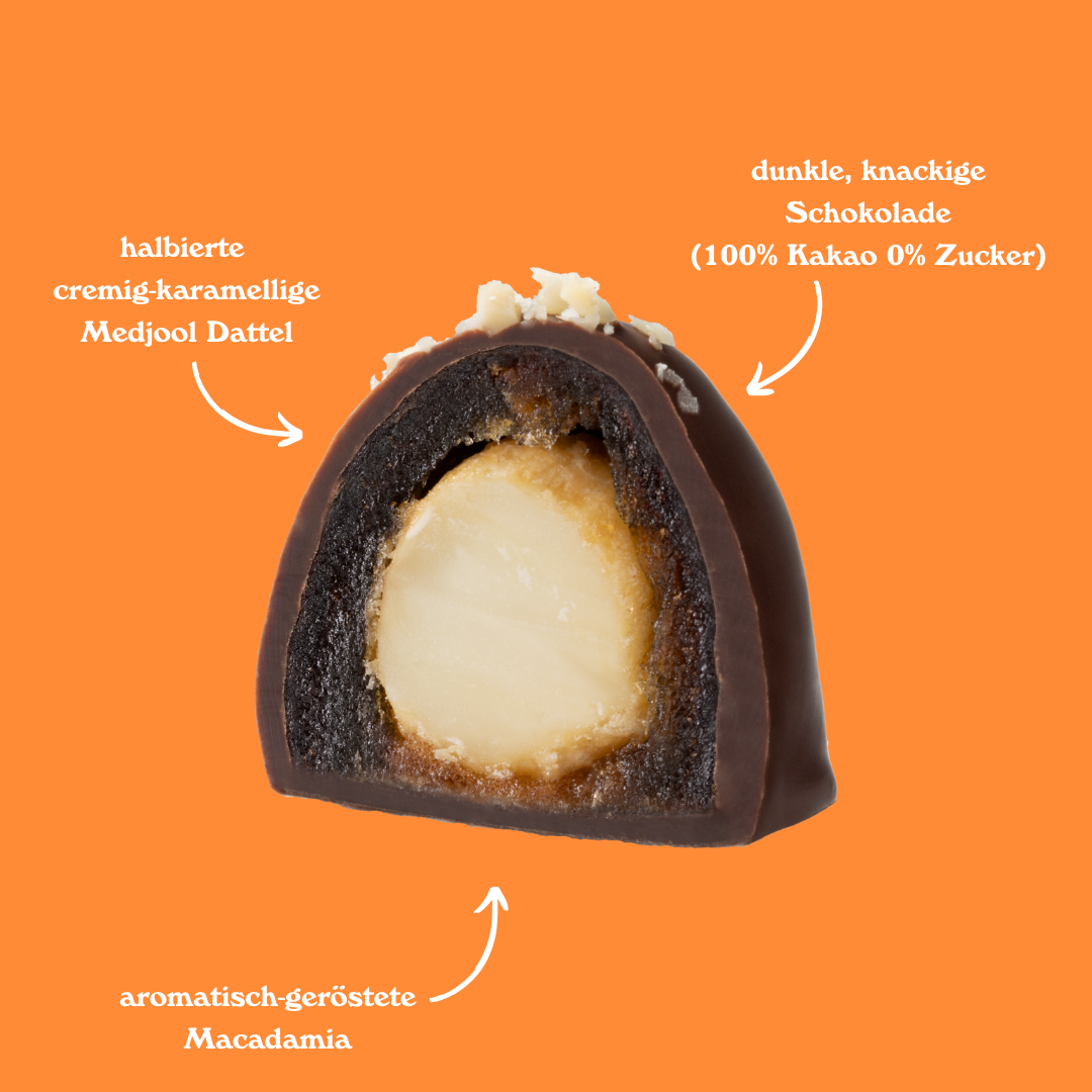 Dattelpralinen: Macadamia Mania (Bio) - GUNDT HOME