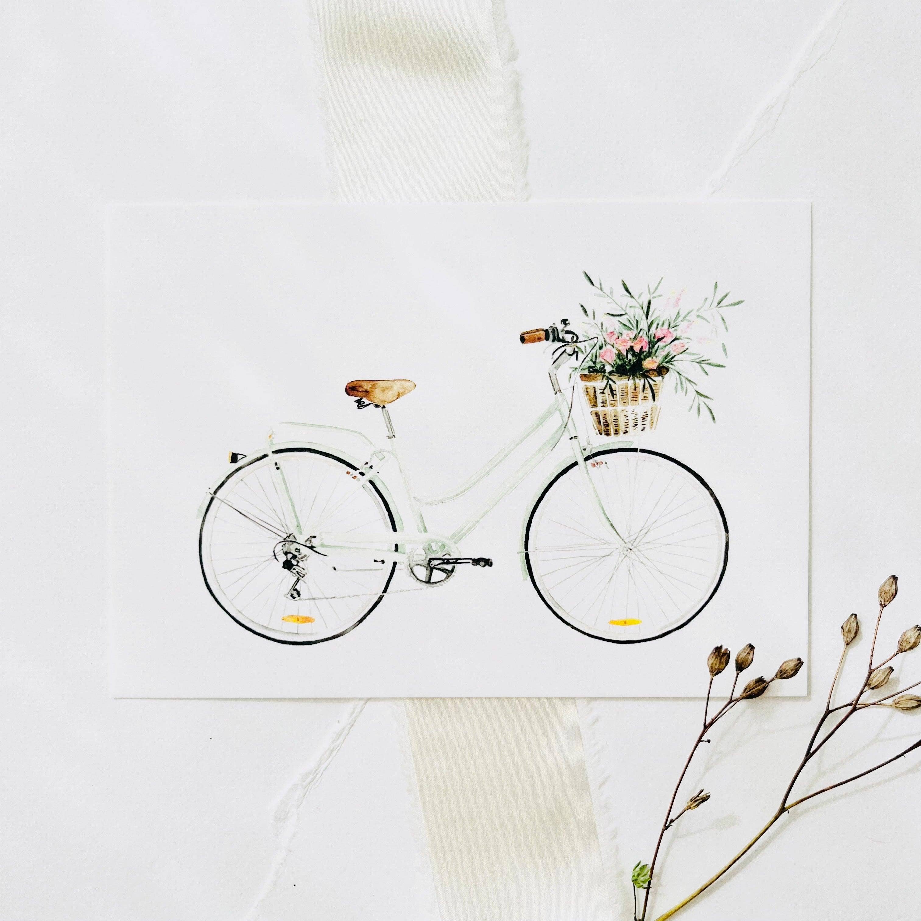Postkarte - Bicycle Love - GUNDT HOME