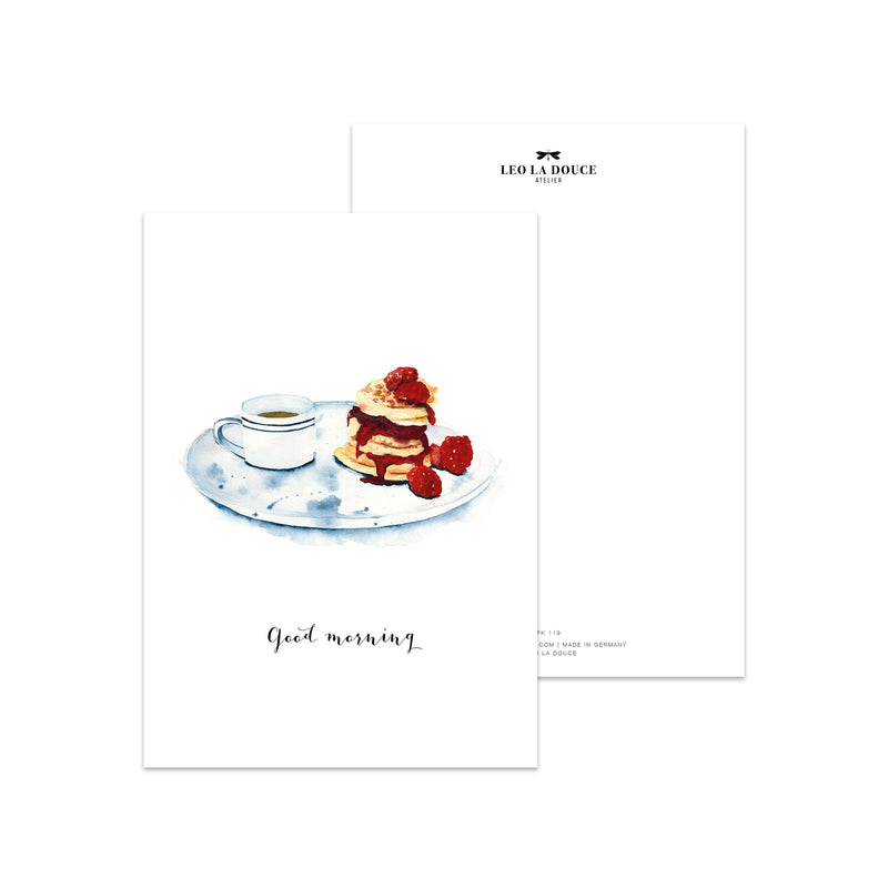 Postkarte · Good morning - GUNDT HOME