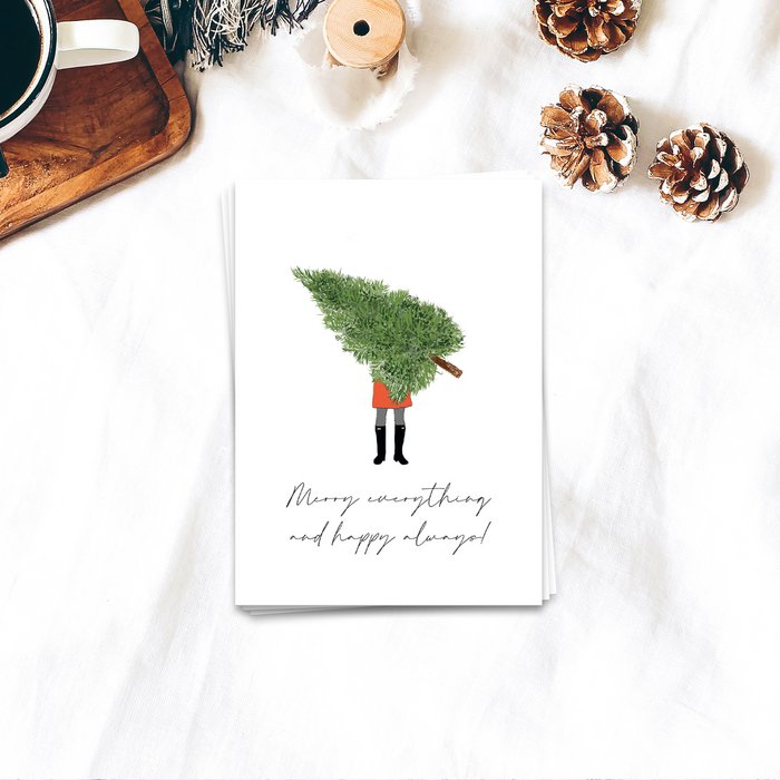 Merry everything and happy always - Postkarte - GUNDT HOME