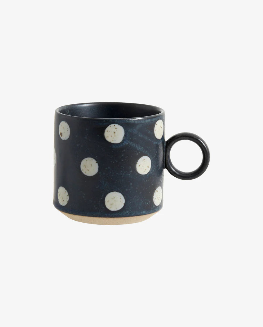 Grainy Tasse blau / sand