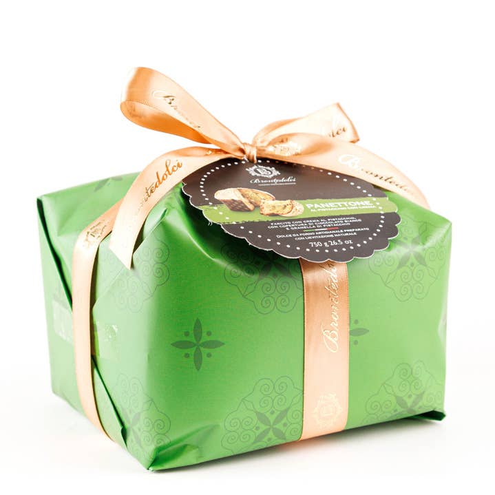 750 Gramm gefüllter Pistazien-Panettone