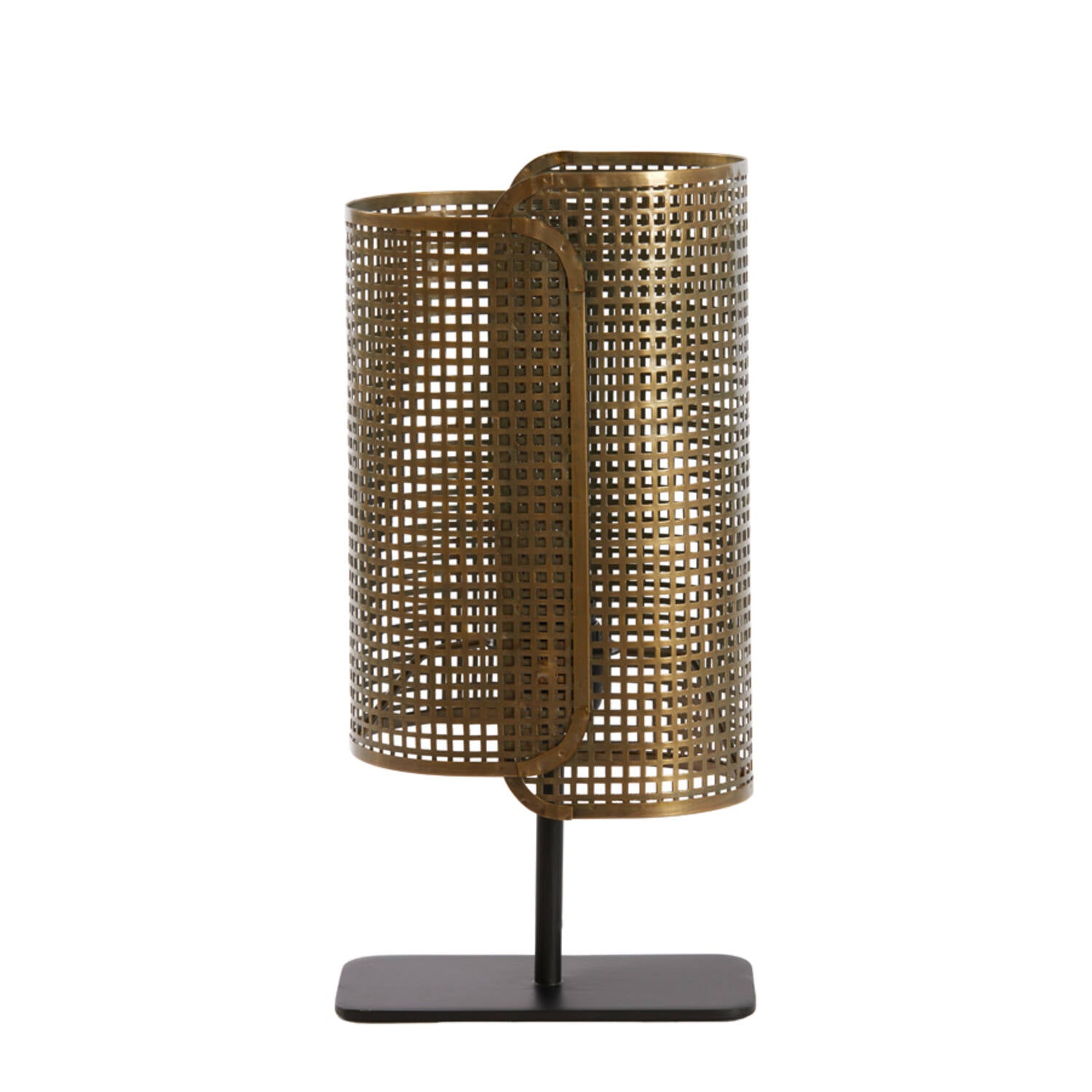 Tischleuchte 20x13x41 cm MACI antik bronze+matt schwarz