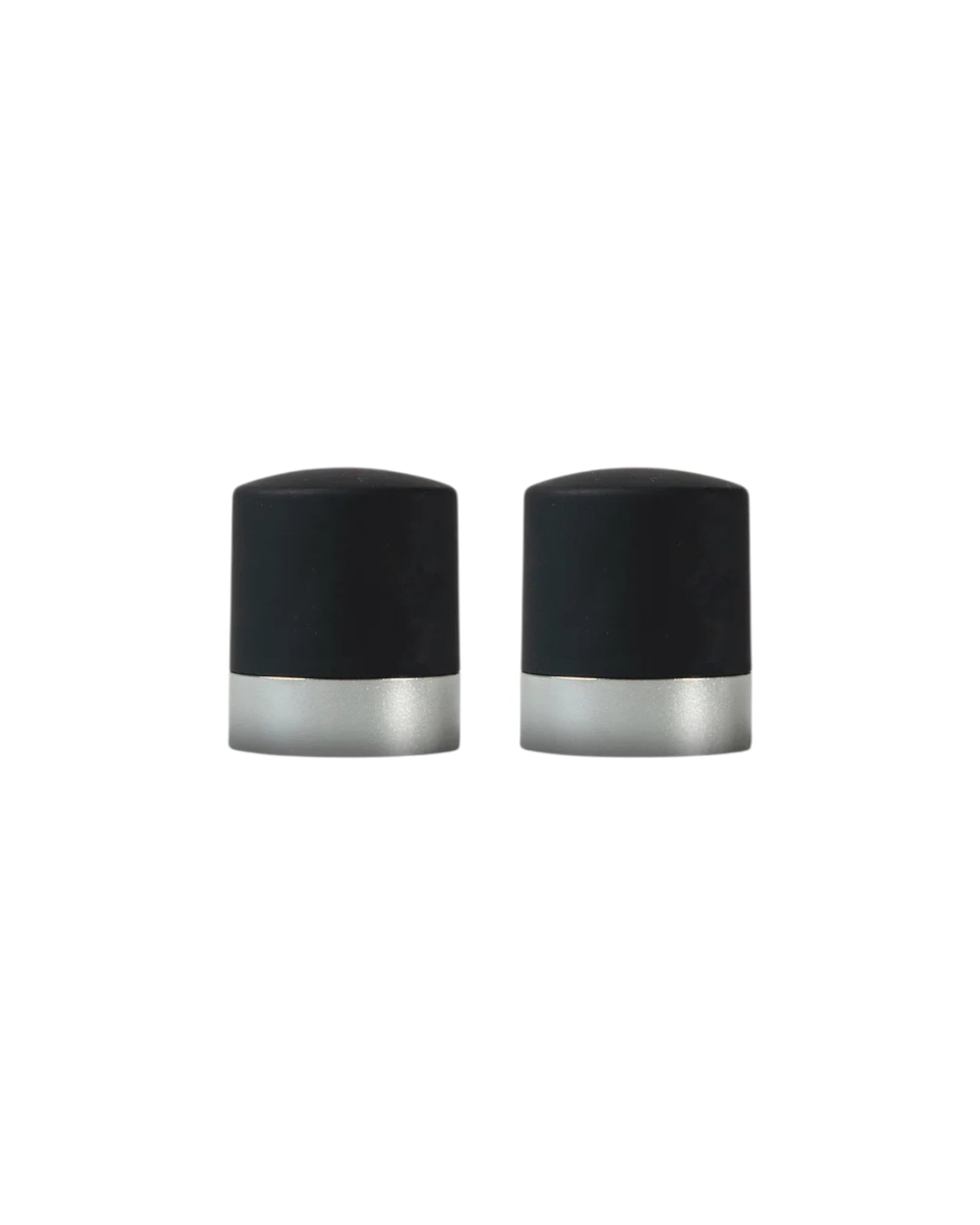 Axel Flaschenverschlüsse schwarz/silber 2er-Set - GUNDT HOME