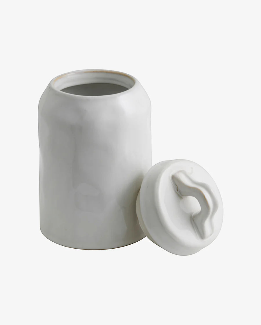 Lulo Aufbewahrungsgefäß weiss 1300 ml - GUNDT HOME