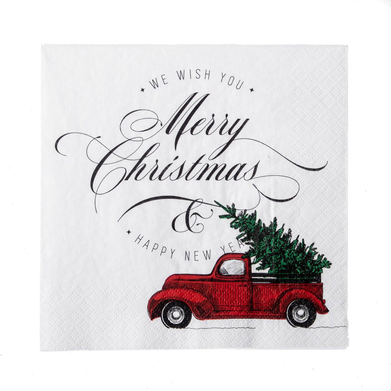 Sögne Serviette Weihnachtsauto