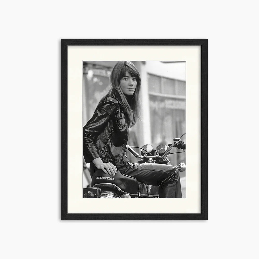 Francoise Hardy on her Motorcycle - GUNDT HOME