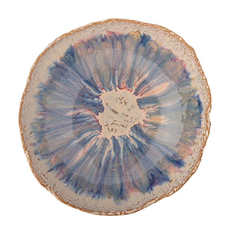 Amalia Schale, Blue, Steingut - GUNDT HOME