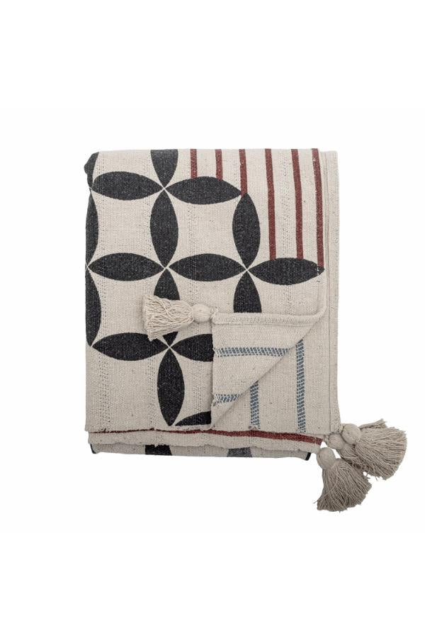 Forma Decke, Natur, Recycelte Baumwolle - GUNDT HOME