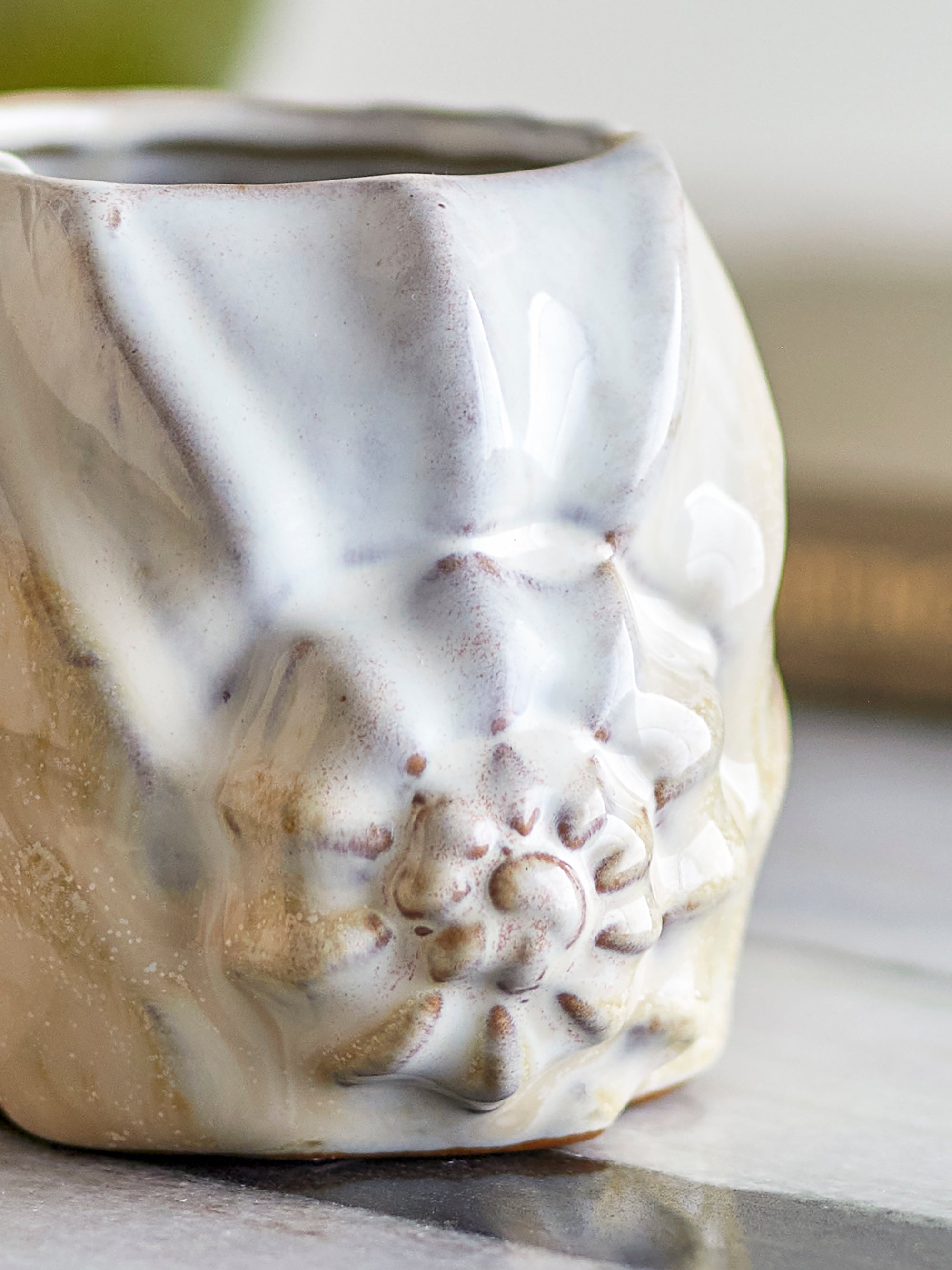 Corelia Tasse, Natur, Steingut - GUNDT HOME