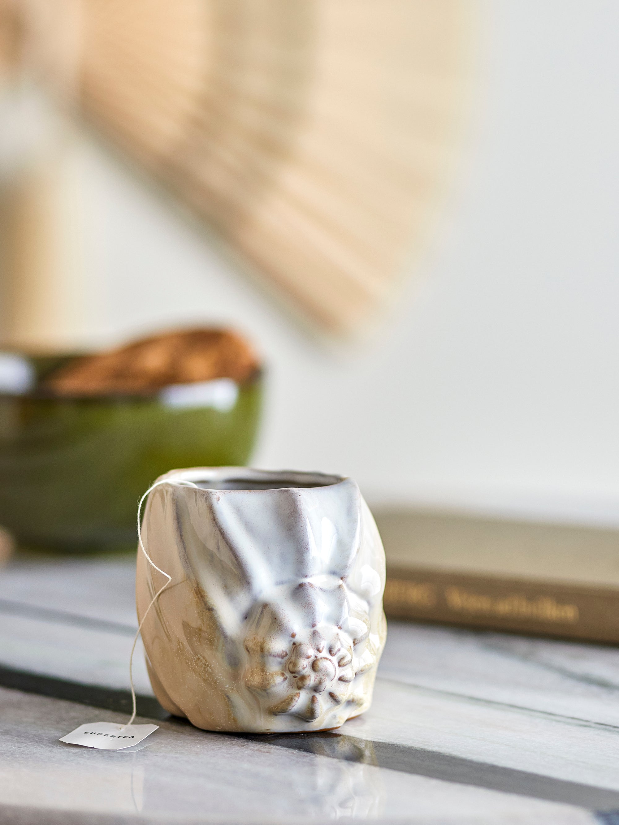 Corelia Tasse, Natur, Steingut - GUNDT HOME