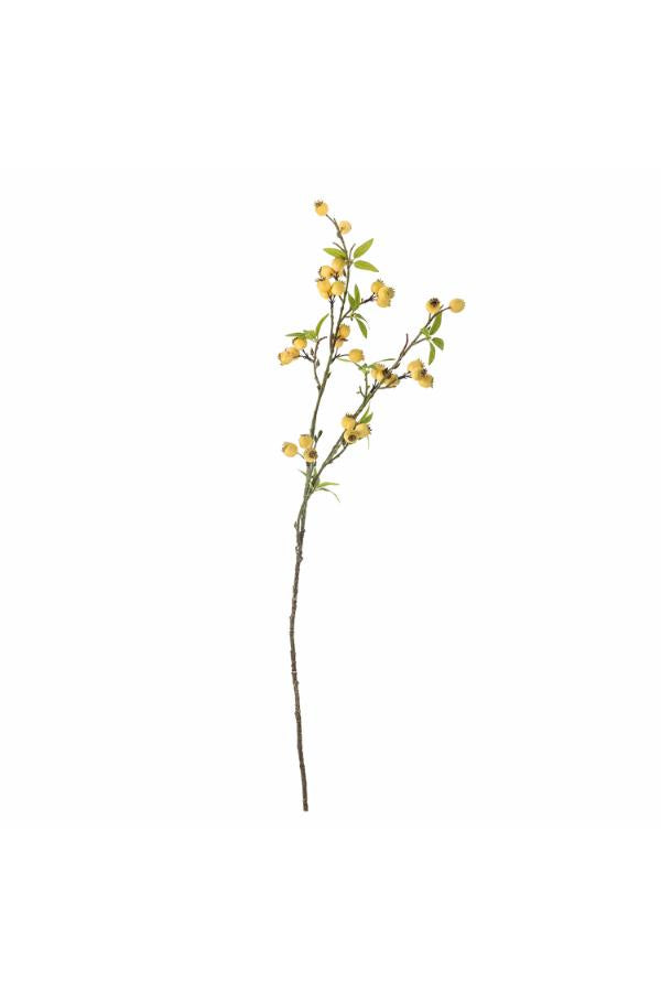 Hawthorn Zweig, Gelb, Künstliche Blumen - GUNDT HOME