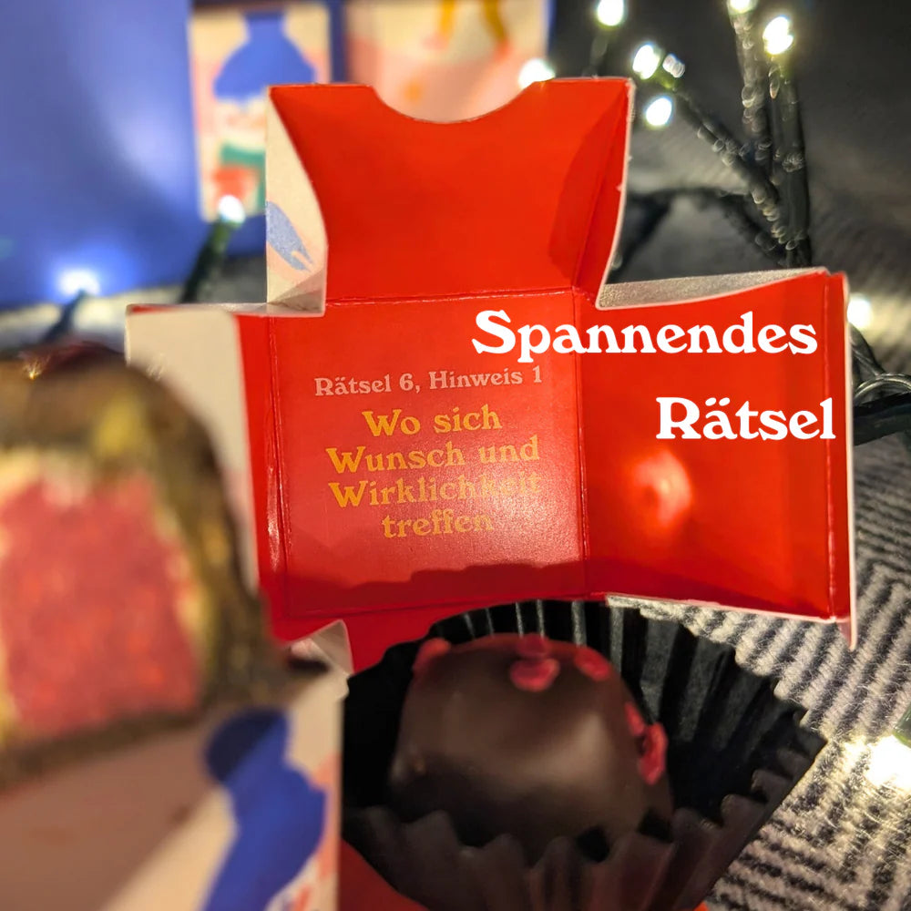 Adventskalender mit Datteln