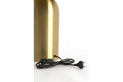 Tischleuchte matt gold