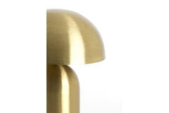 Tischleuchte matt gold