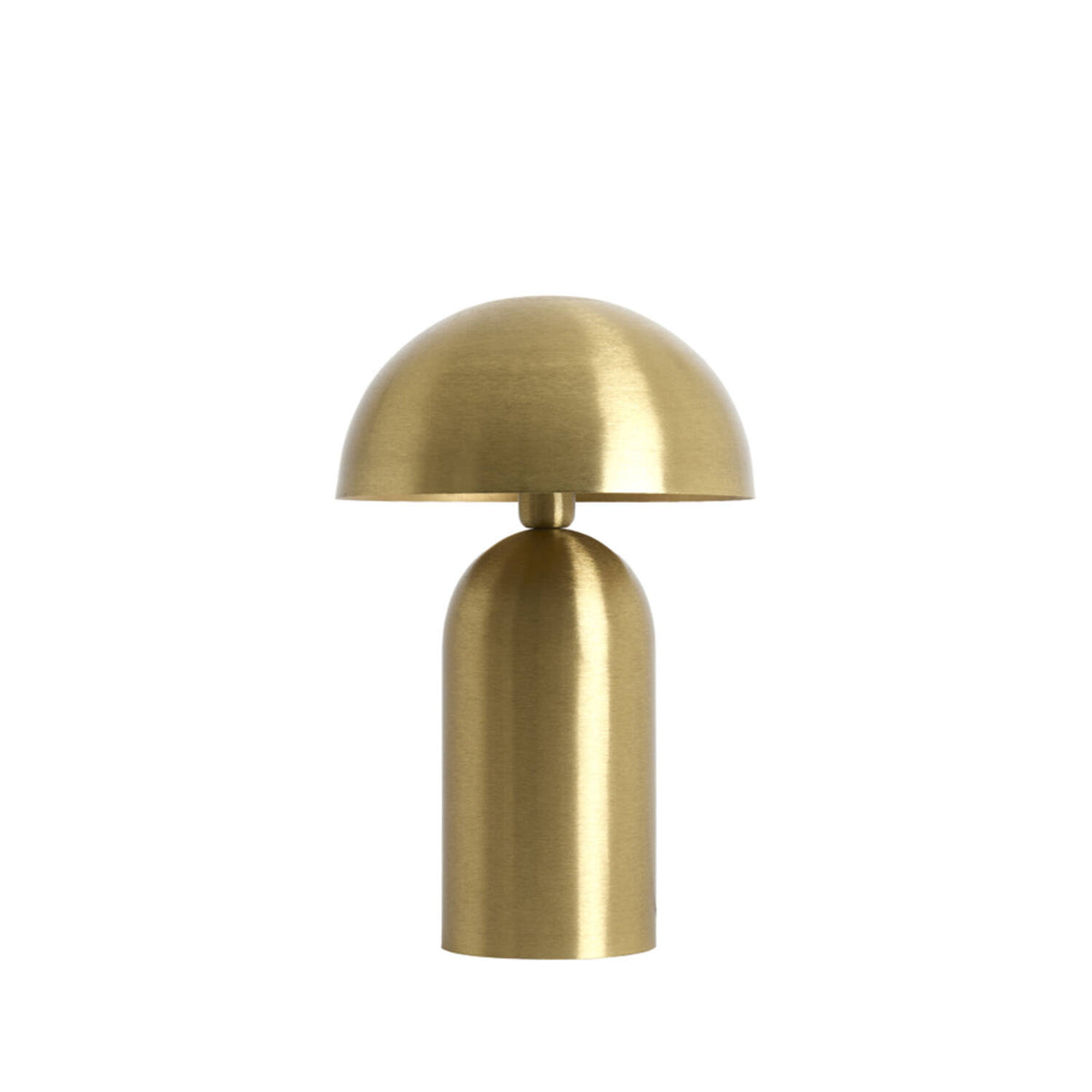 Tischleuchte matt gold