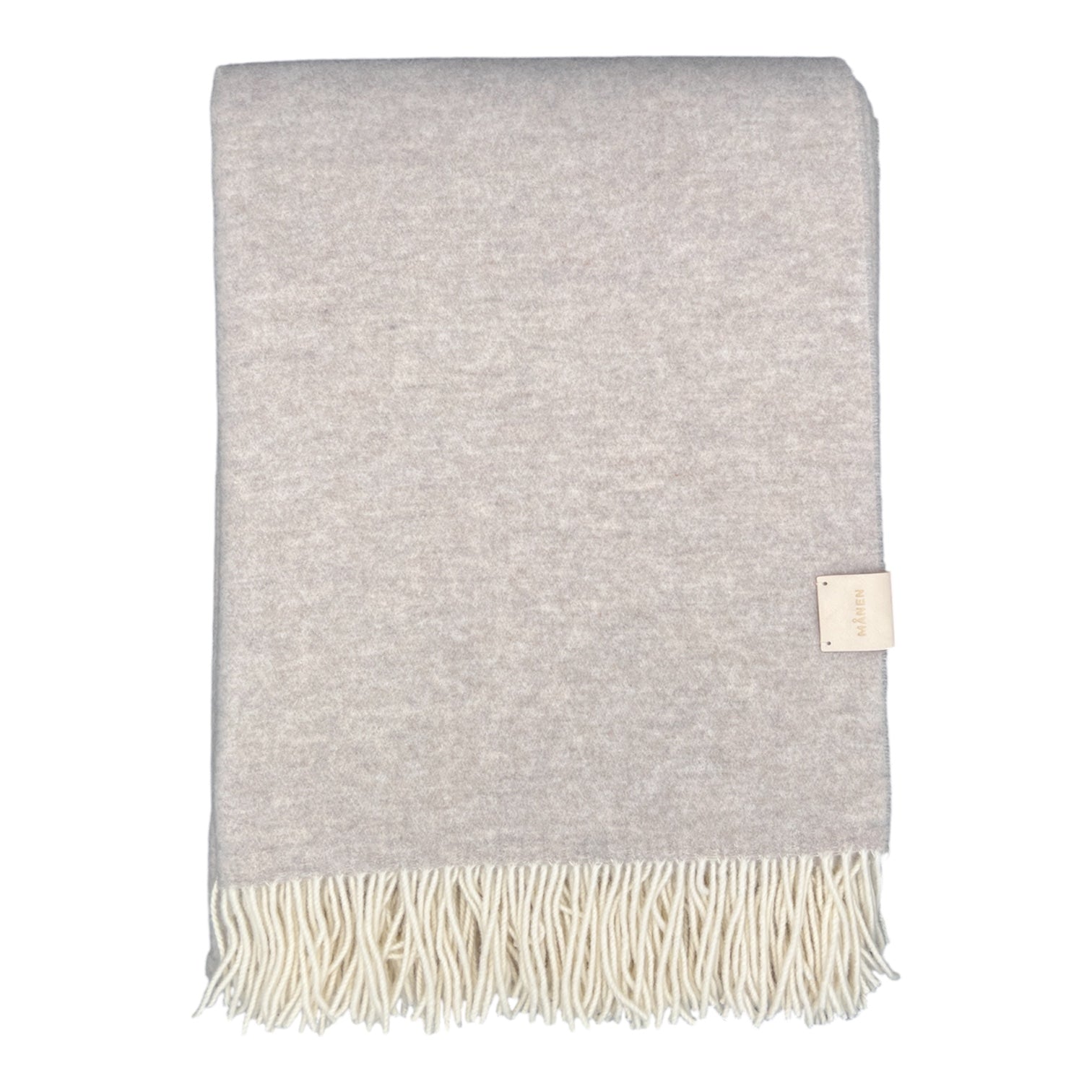 Decke mit Fransen Elfenbein - GUNDT HOME