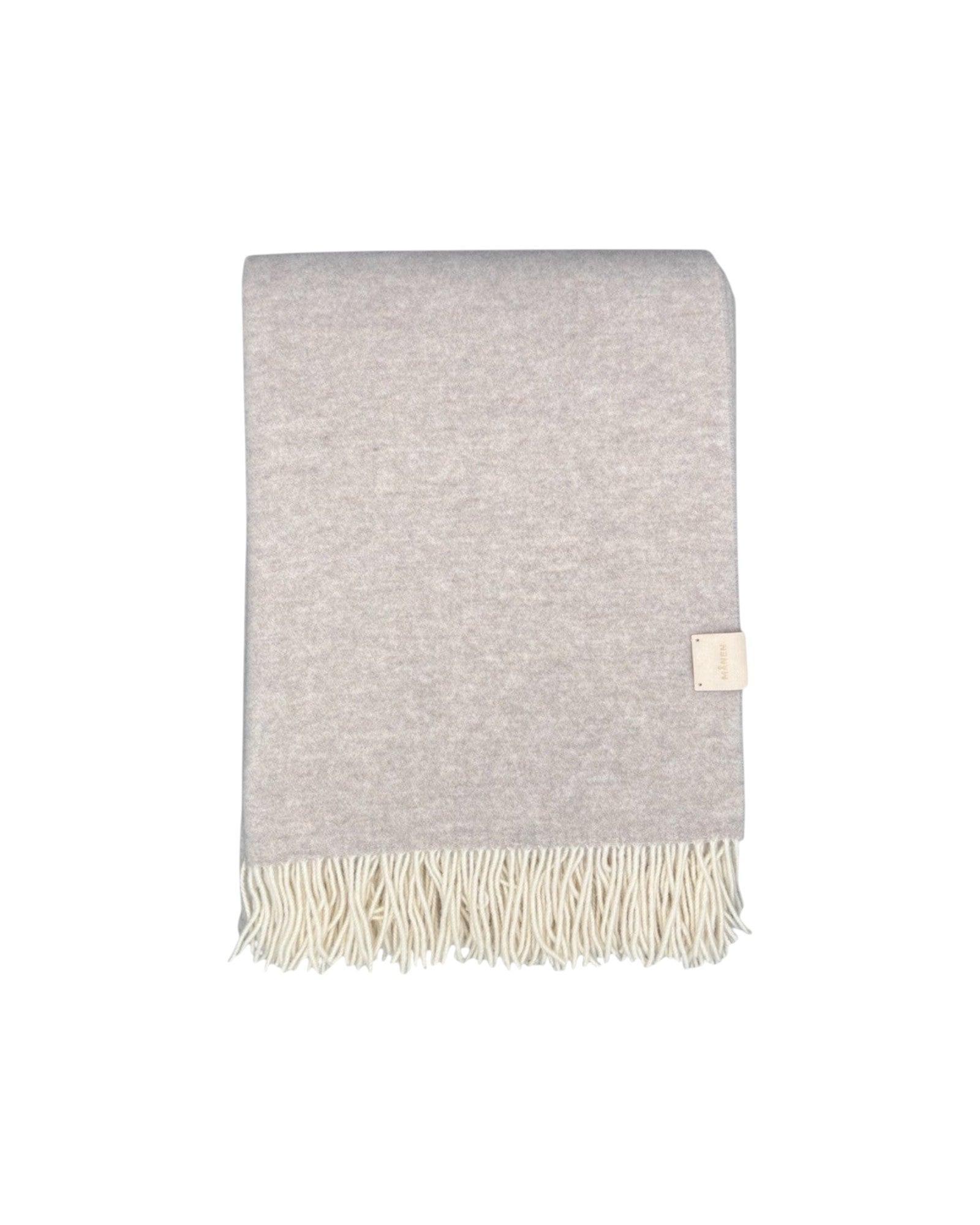 Decke mit Fransen Elfenbein - GUNDT HOME