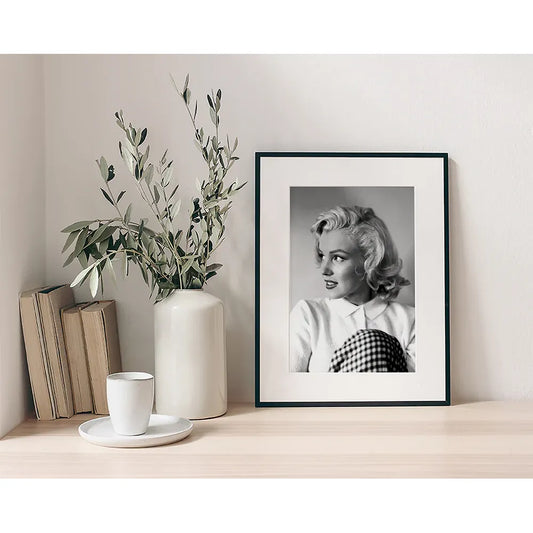 Gerahmter Digitaldruck Marilyn Monroe in profile