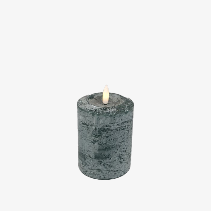 DEKO FLORALE LED Candle Light Petrol 10