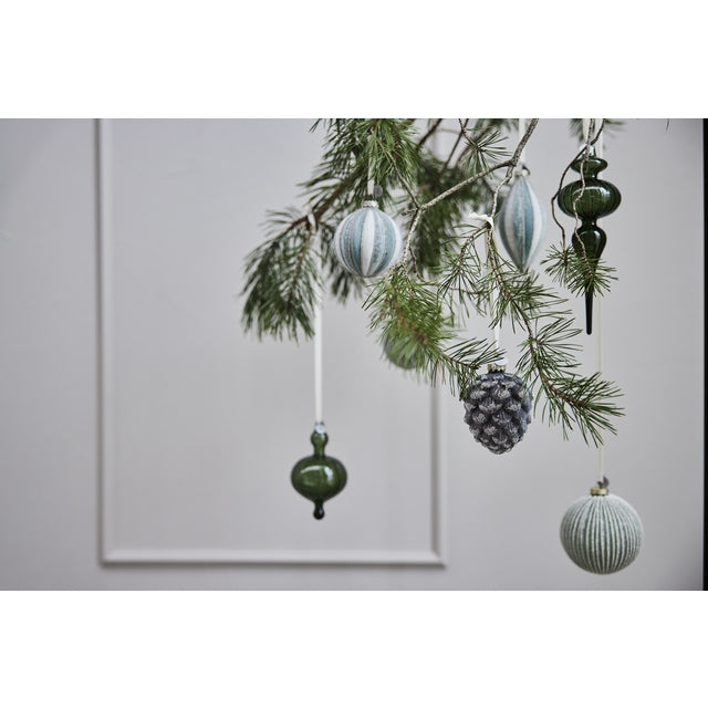 Glosille Ornament Grün Glas - GUNDT HOME