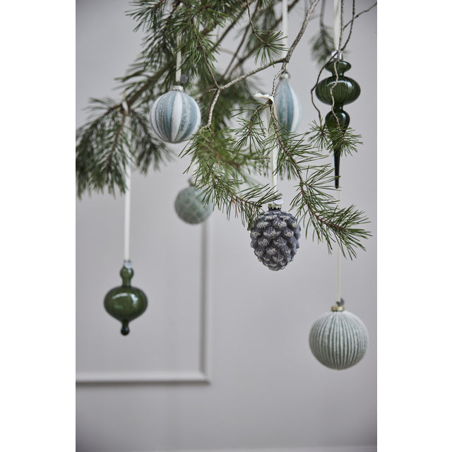 Glosille Ornament Grün Glas - GUNDT HOME