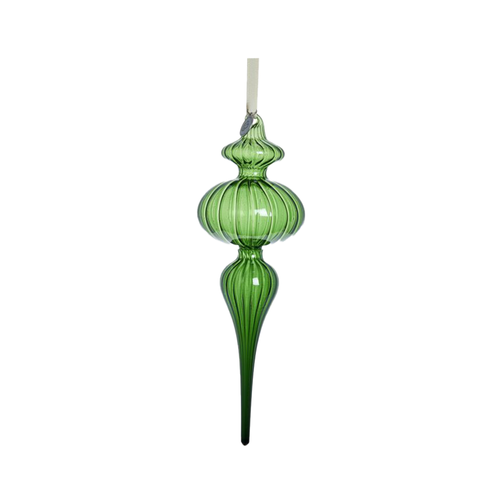 Glosille Ornament Grün Glas - GUNDT HOME