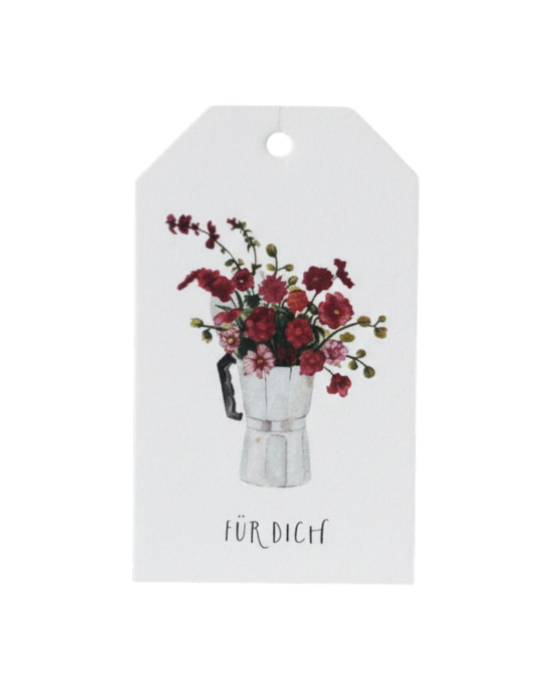 Geschenkanhänger · Espresso Bouquet | Für dich - GUNDT HOME