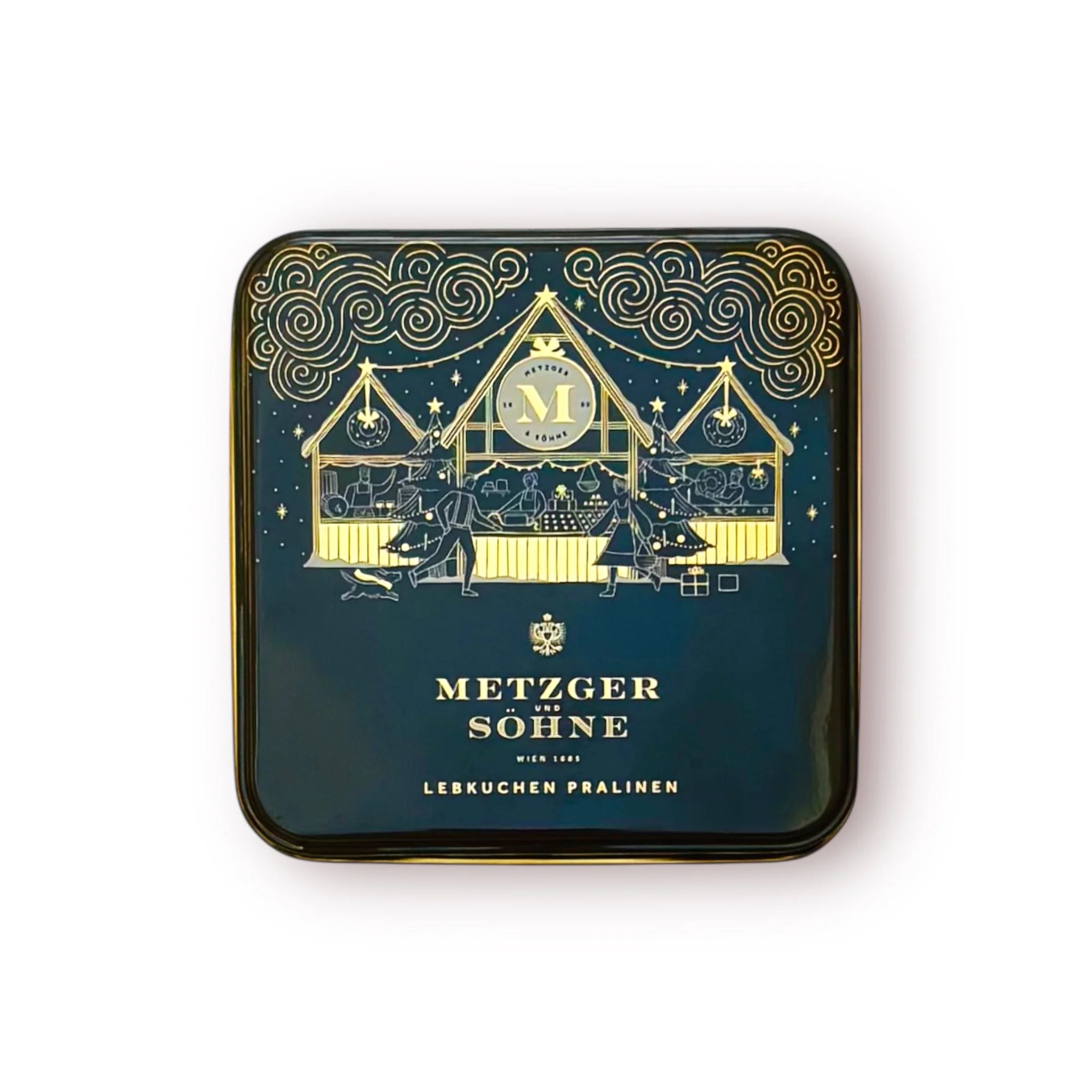 Maggiore Weihnachts Lebkuchen Pralinen Dose - Navy
