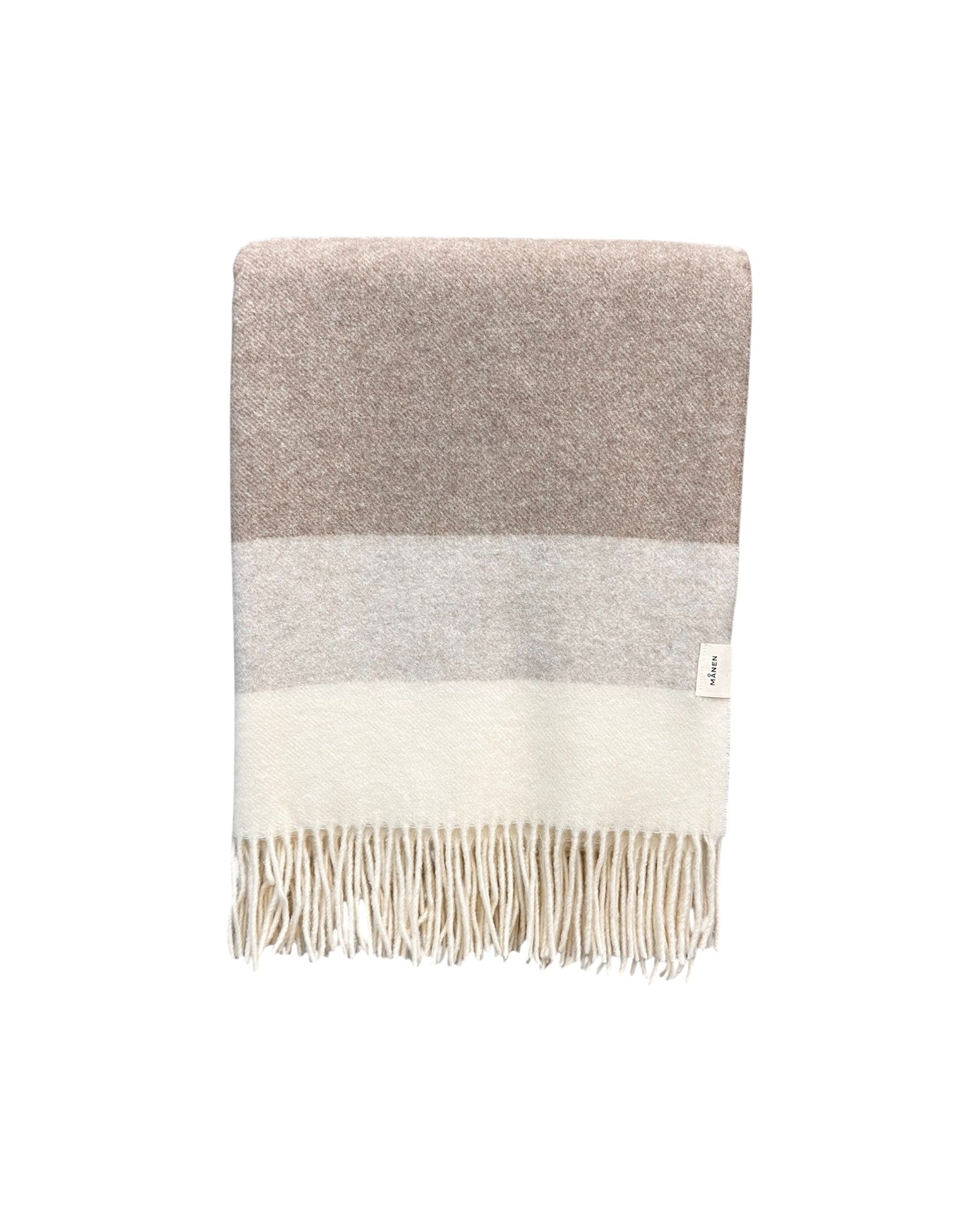 Decke Stripes Braun/Cremé - GUNDT HOME