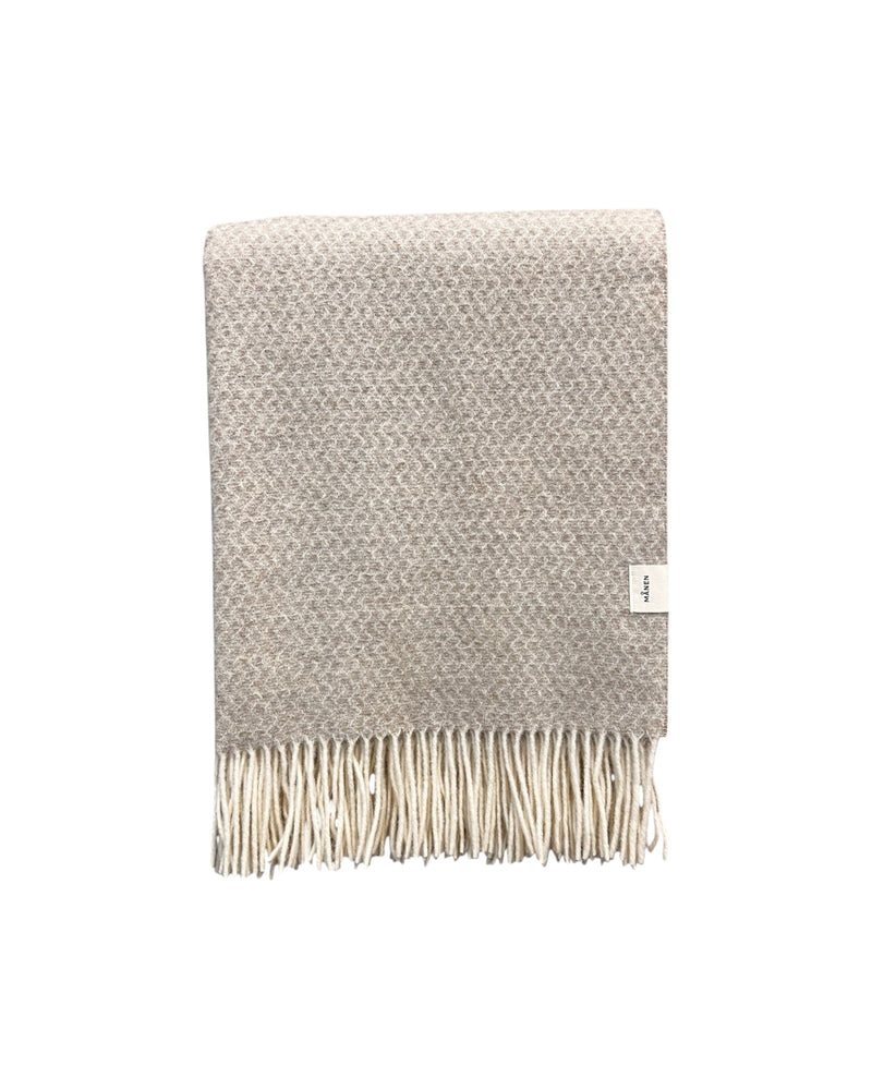 Decke Waves mini Braun/Cremé - GUNDT HOME