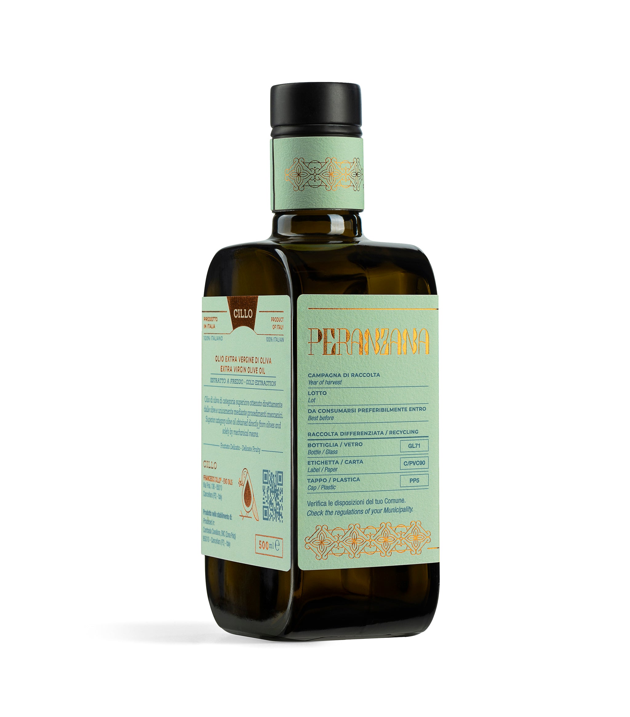 Mono, Peranzana – Natives Olivenöl Extra 500ml